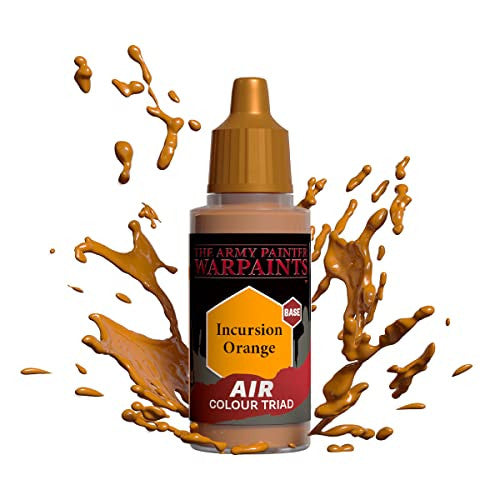 The Army Painter Warpaints Air Color Triad Incursion Orange Non Toxic Air Brush Paint 18ml AW3107