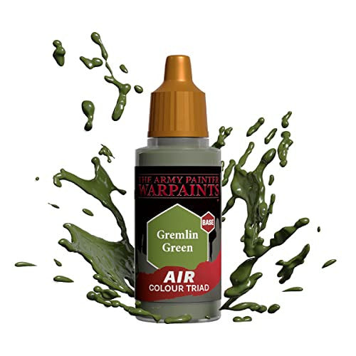 The Army Painter Warpaints Air Color Triad Gremlin Green Non Toxic Air Brush Paint 18ml AW3109