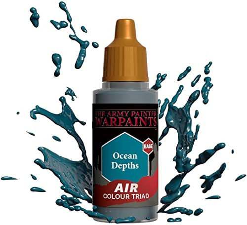 The Army Painter Warpaints Air Color Triad Ocean Depths Non Toxic Air Brush Paint 18ml AW3141