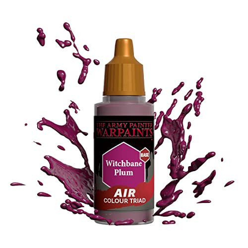 The Army Painter Warpaints Air Color Triad Witchbane Plum Non Toxic Air Brush Paint 18ml AW3451