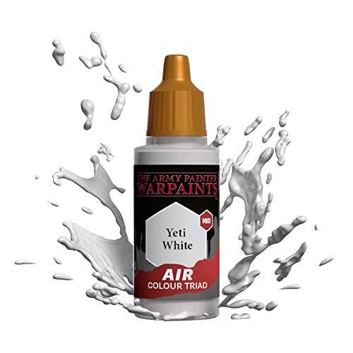 The Army Painter Warpaints Air Color Triad Yeti White Non Toxic Air Brush Paint 18ml AW4102