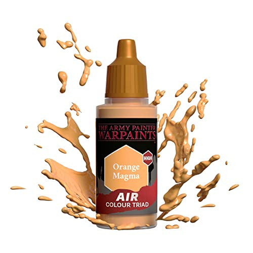 The Army Painter Warpaints Air Color Triad Orange Magma Non Toxic Air Brush Paint 18ml AW4106