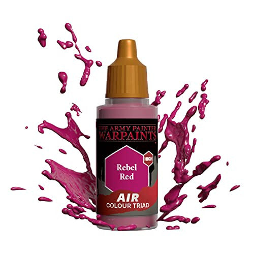 The Army Painter Warpaints Air Color Triad Rebel Red Non Toxic Air Brush Paint 18ml AW4142
