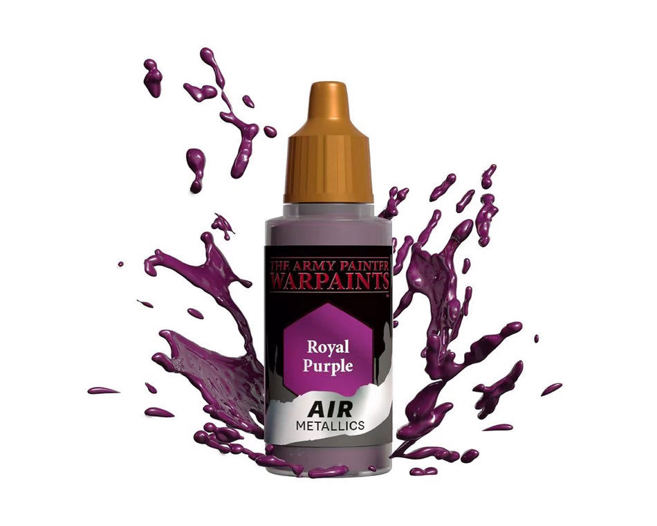 The Army Painter Warpaints Air Metallic Royal Purple Non Toxic Acrylic Paints 18ml AW1488
