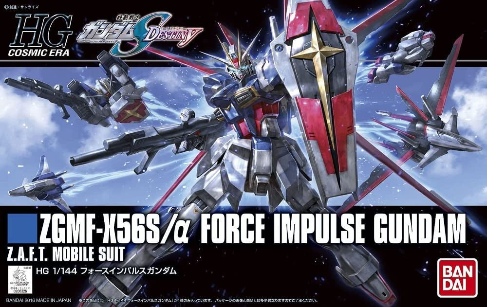HGCE Mobile Suit Gundam SEED Destiny 1/144 Force Impulse Gundam Plastic Model