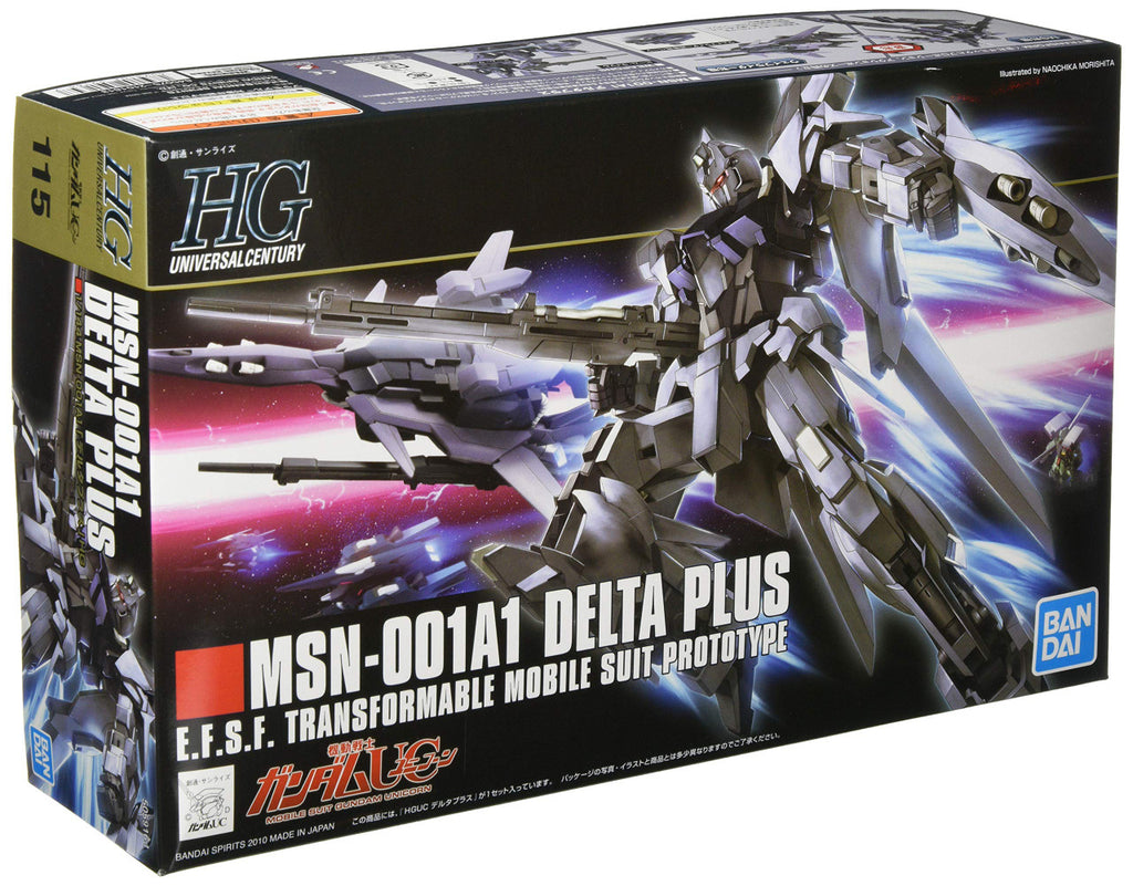 Bandai Hobby - Maquette Gundam - 115 Delta Plus Gunpla HG 1/144 13cm - 4573102591647