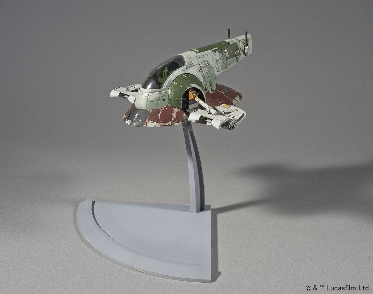 Bandai Hobby Star Wars 1/144 Slave I Building Kit, Multi-Colored, 8"