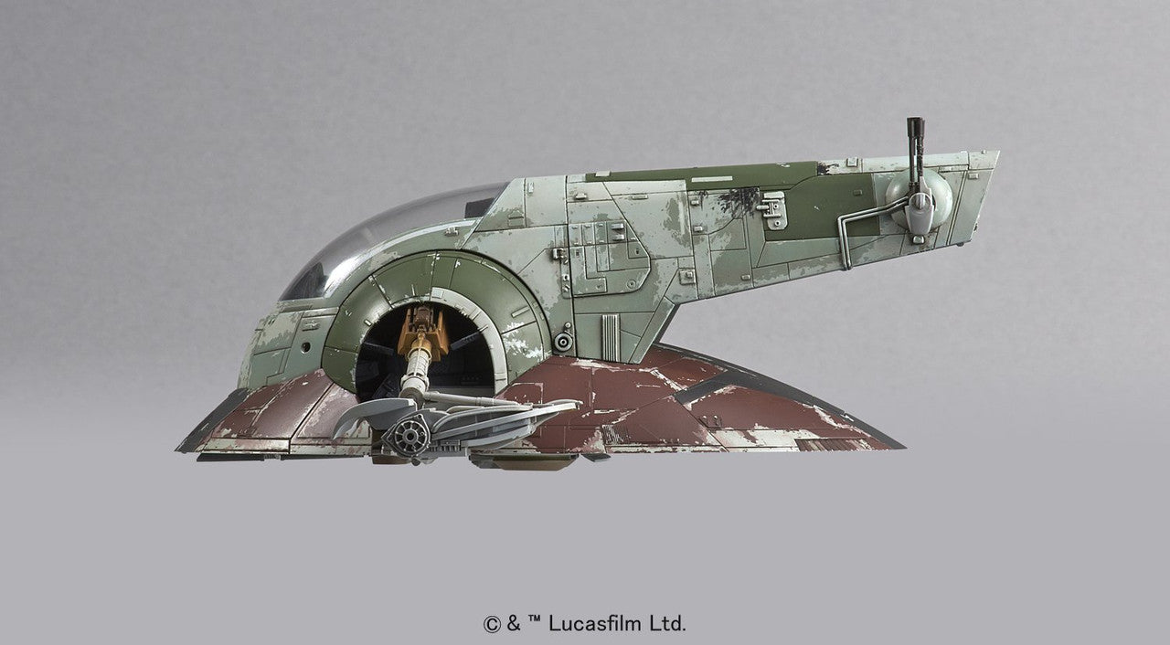 Bandai Hobby Star Wars 1/144 Slave I Building Kit, Multi-Colored, 8"