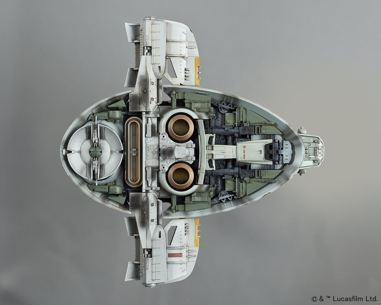 Bandai Hobby Star Wars 1/144 Slave I Building Kit, Multi-Colored, 8"