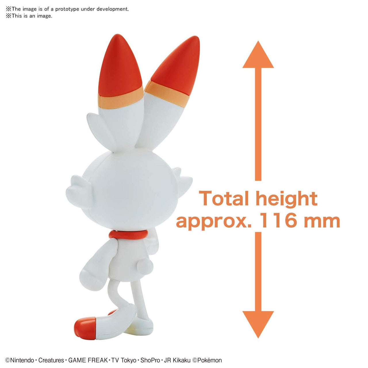 Bandai Hobby - Pokemon 05 Scorbunny, Bandai Spirits Hobby PokemonModel Kit Quick!!