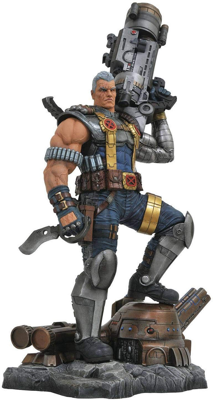 DIAMOND SELECT TOYS Marvel Premier Collection: Cable Resin Statue, Multi, Standard