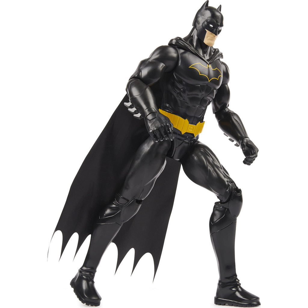 BATMAN 12-inch Action Figure (Black Suit), for Kids Aged 3 and up