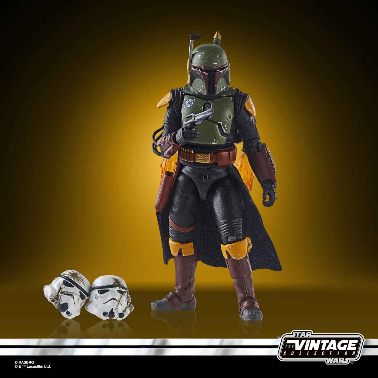 Star Wars The Vintage Collection Boba Fett (Tatooine) Deluxe Action Figure, 3.75-Inch-Scale The Book of Boba Fett Toy for Kids