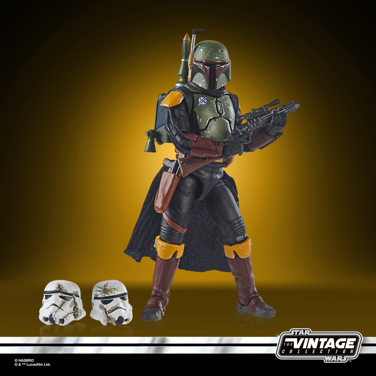 Star Wars The Vintage Collection Boba Fett (Tatooine) Deluxe Action Figure, 3.75-Inch-Scale The Book of Boba Fett Toy for Kids