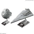 Bandai Star Wars Plastic Model Death Star II 1/2,700,000 & Star Destroyer 1/14,500 Star Wars