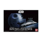 Bandai Star Wars Plastic Model Death Star II 1/2,700,000 & Star Destroyer 1/14,500 Star Wars