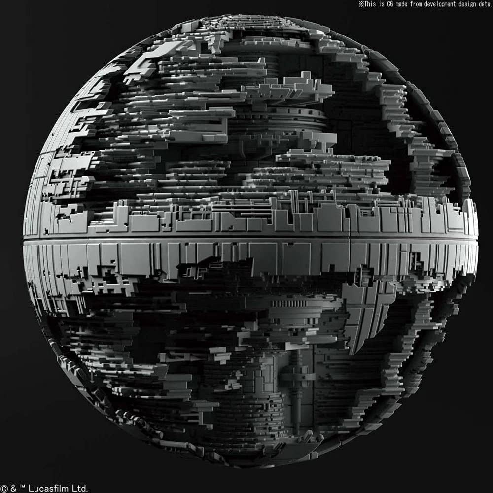 Bandai Star Wars Plastic Model Death Star II 1/2,700,000 & Star Destroyer 1/14,500 Star Wars