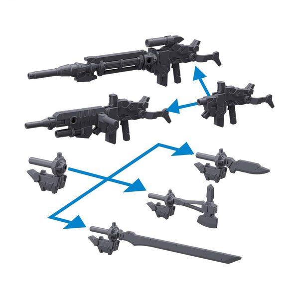 30MM Alto for Option Weapon 1 1/144 Scale Color-Coded pre-Plastic Model