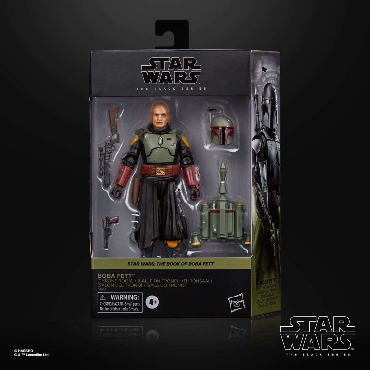 Star Wars The Black Series Boba Fett (Throne Room) Toy 6-Inch-Scale The Book of Boba Fett Collectible Figure, Kids Ages 4 and Up
