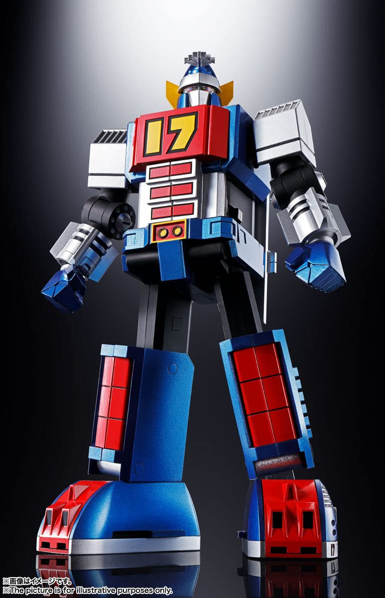 Soul of Chogokin GX-101 Daitetsujin 17, Approx. 7.1 inches (180 mm), PVC & ABS & Die-cast, Painted Action Figure