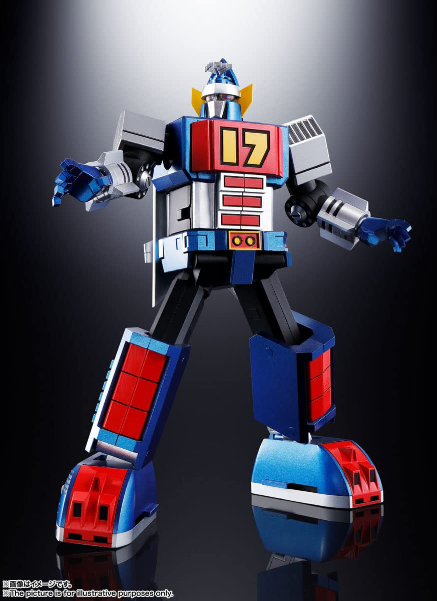 Soul of Chogokin GX-101 Daitetsujin 17, Approx. 7.1 inches (180 mm), PVC & ABS & Die-cast, Painted Action Figure