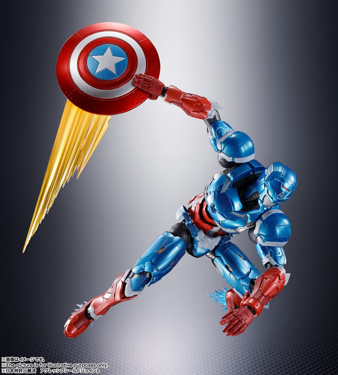 Tamashii Nations - Tech-On Avengers - Captain America (Tech-On Avengers), Bandai Spirits S.H.Figuarts Action Figure