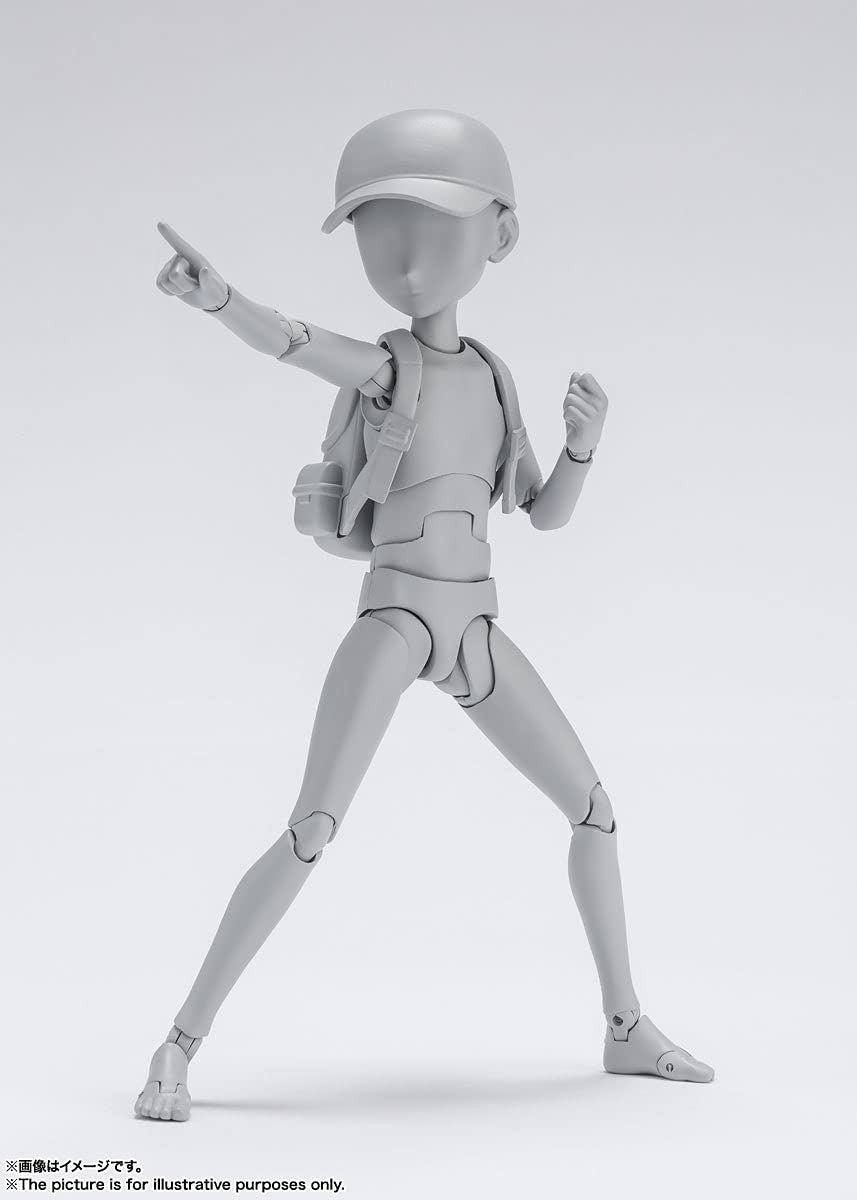Tamashi Nations - Body Kun Ken Sugimori Edition DX Set (Gray Color Version), Bandai Spirits S.H.Figuarts