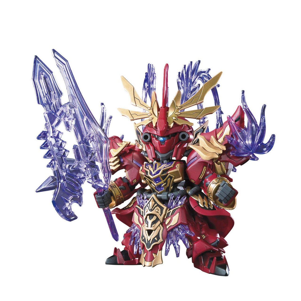 Bandai Lu Bu Sinanju & Hare SD Sangoku Soketsuden x SD 57610 Purple Red Gold One Size BAS5057610