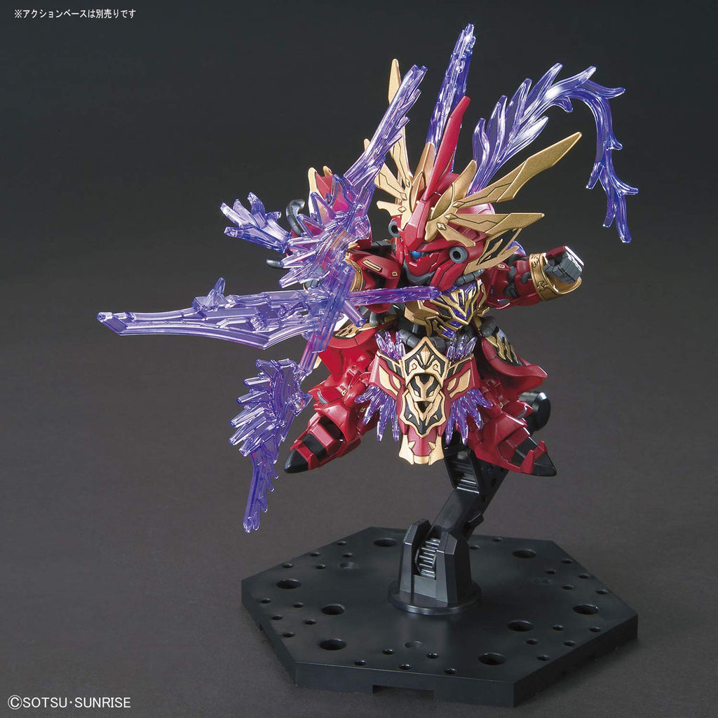 Bandai Lu Bu Sinanju & Hare SD Sangoku Soketsuden x SD 57610 Purple Red Gold One Size BAS5057610