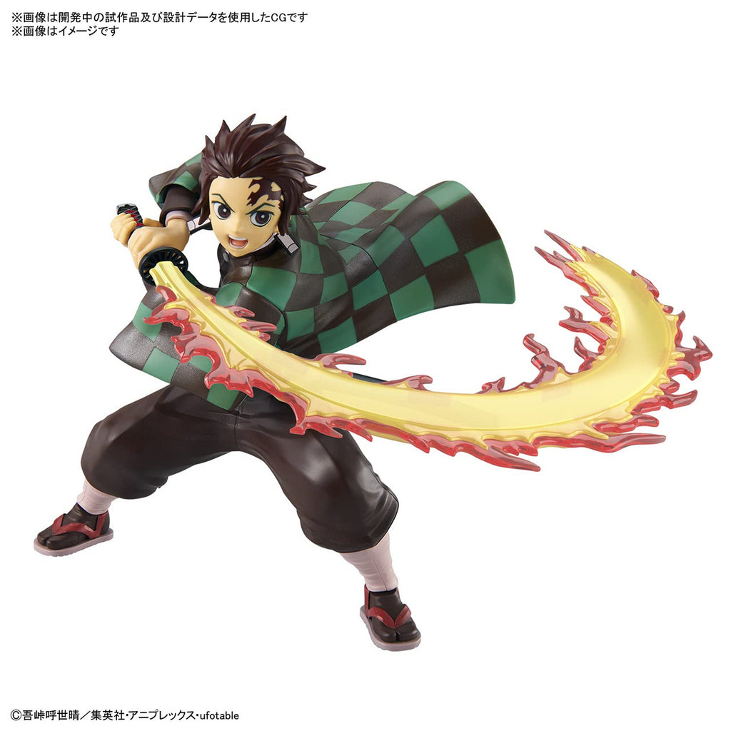 Bandai Hobby - Tanjiro Kamado (Hinokami Kagura) [Demon Slayer], Bandai Spirits Model Kit (2588025)