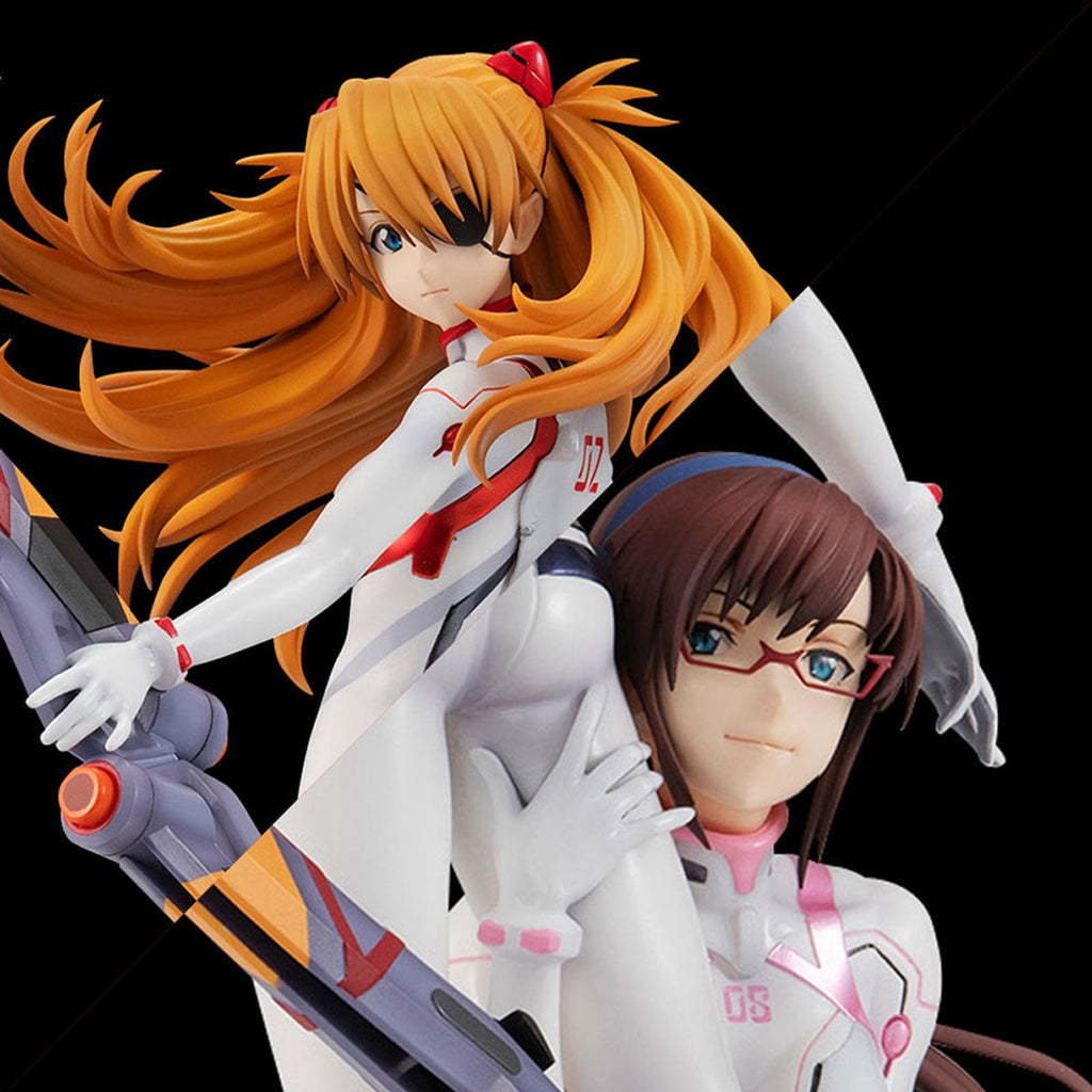 Rebuild of Evengelion Asuka Langley Shikinami and Makinami Mari Illustrious Statue UTCMH83370