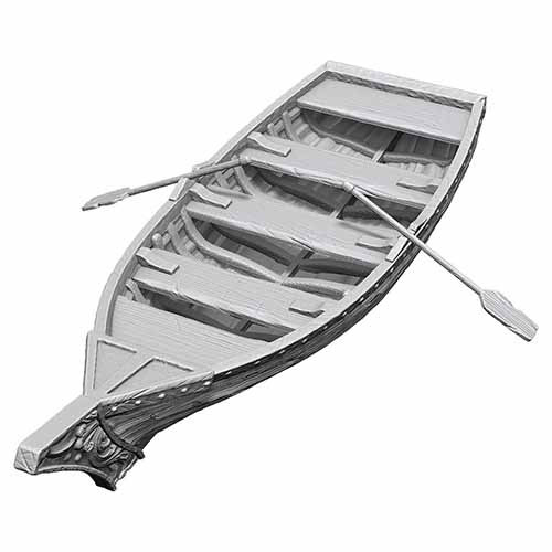 Wizkids Dungeons And Dragons Deep Cuts Unpainted Miniatures W18 Rowboat & Oars WZK90503