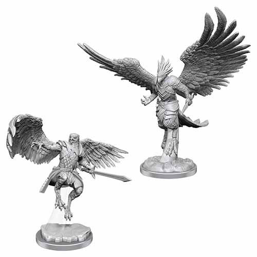 Wizkids Dungeons And Dragons Nolzur's Marvelous Unpainted Miniatures W18 Aarakocra Paladins WZK90521