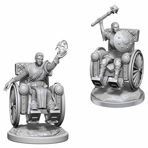 Wizkids Dungeons And Dragons Nolzur's Marvelous Unpainted Miniatures W18 Human Clerics WZK90523