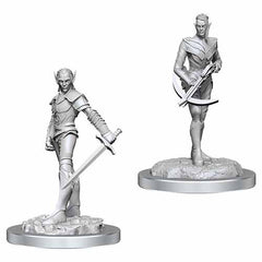 Wizkids Dungeons & Dragons Nolzur`s Marvelous Unpainted Miniatures W18 Drow Fighters WZK90525