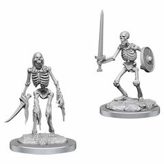 Wizkids Dungeons And Dragons Deep Cuts Unpainted Miniatures W18 Skeletons WZK90533