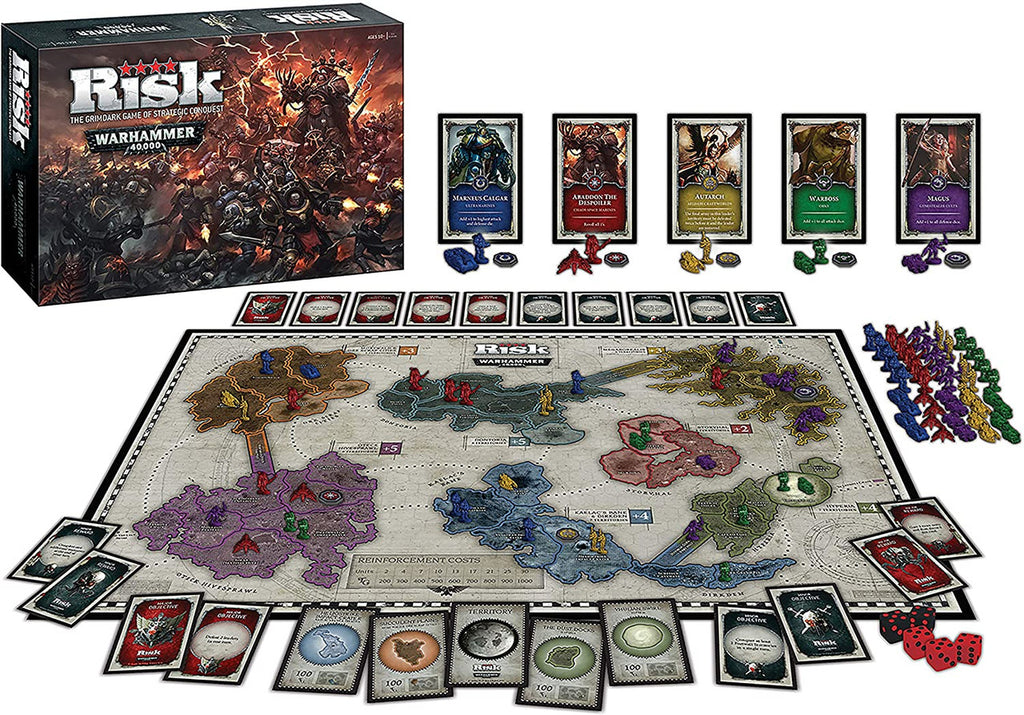 Risk Warhammer 40K Board Game Based on Warhammer 40k from Games Workshop Officially Licensed Warhammer 40K Merchandise Themed Risk Game
