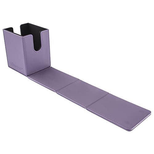 Ultrapro Vivid Alcove Flip Purple Deck Box Holds up to 100 standard size cards double-sleeved UPI-15923