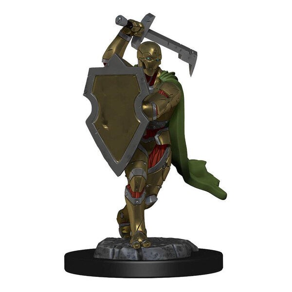 Dungeons and Dragons Wizkids Warforged Fighter Nolzur's Marvelous Unpainted s Warforged Fighter Male Miniature D&D WZK90147