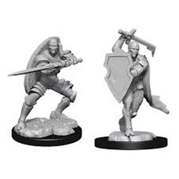 Dungeons and Dragons Wizkids Warforged Fighter Nolzur's Marvelous Unpainted s Warforged Fighter Male Miniature D&D WZK90147