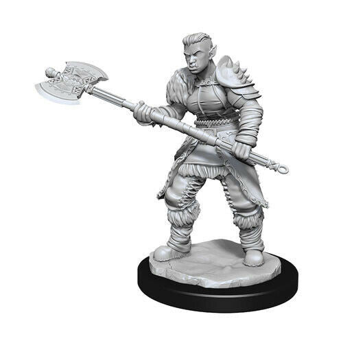 Wizkids Dungeons And Dragons Orc Barbarian Nolzur's Marvelous Unpainted S Orc Barbarian Female Miniature D&D WZK90145