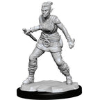 Wizkids Dungeons And Dragons Orc Barbarian Nolzur's Marvelous Unpainted S Orc Barbarian Female Miniature D&D WZK90145