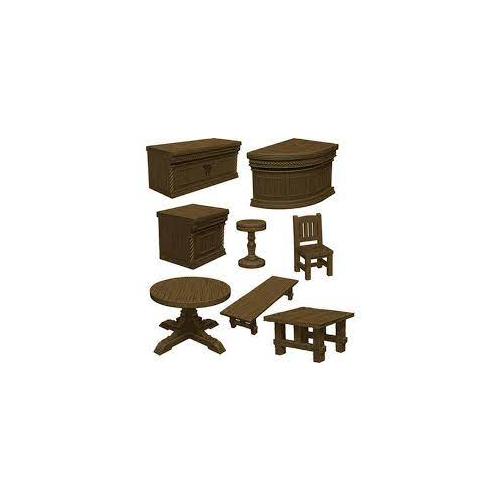 Wizkids Dungeons And Dragons Icons Of The Realms The Yawning Portal Inn Bars & Tables Miniatures D&D WZK96045