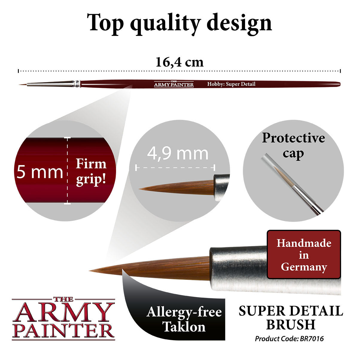 The Army Painter Hobby Brush Super Detail BR7016