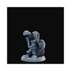 Reaper Dungeons And Dragons Bones Black Jade Fire Warrior Miniatures D&D 44095