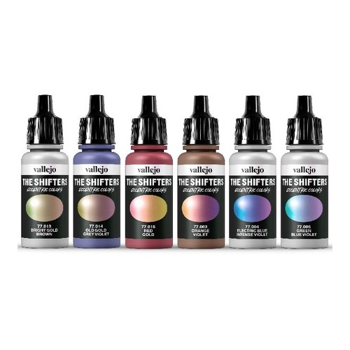 Vallejo The Shifters Space Dust Color Pack of 6 Non Toxic 17ml VAL-77091