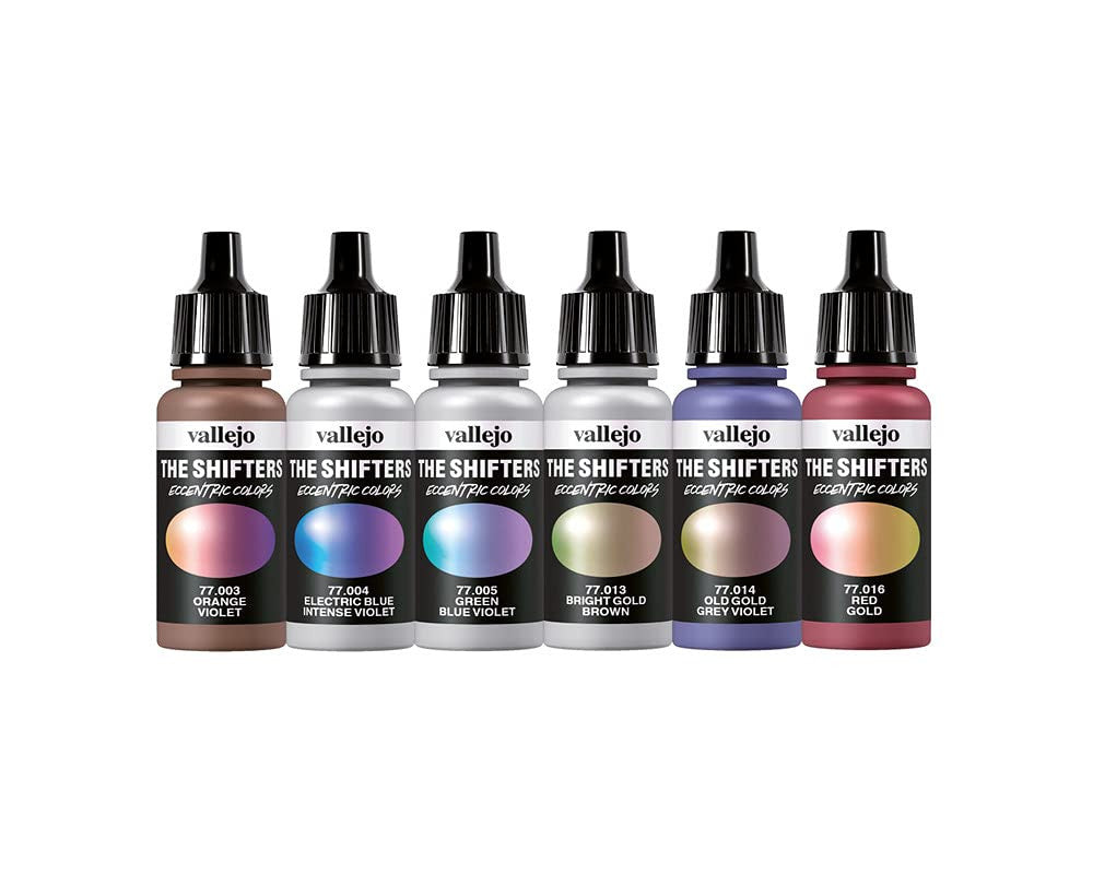 Vallejo The Shifters Space Dust Color Pack of 6 Non Toxic 17ml VAL-77091