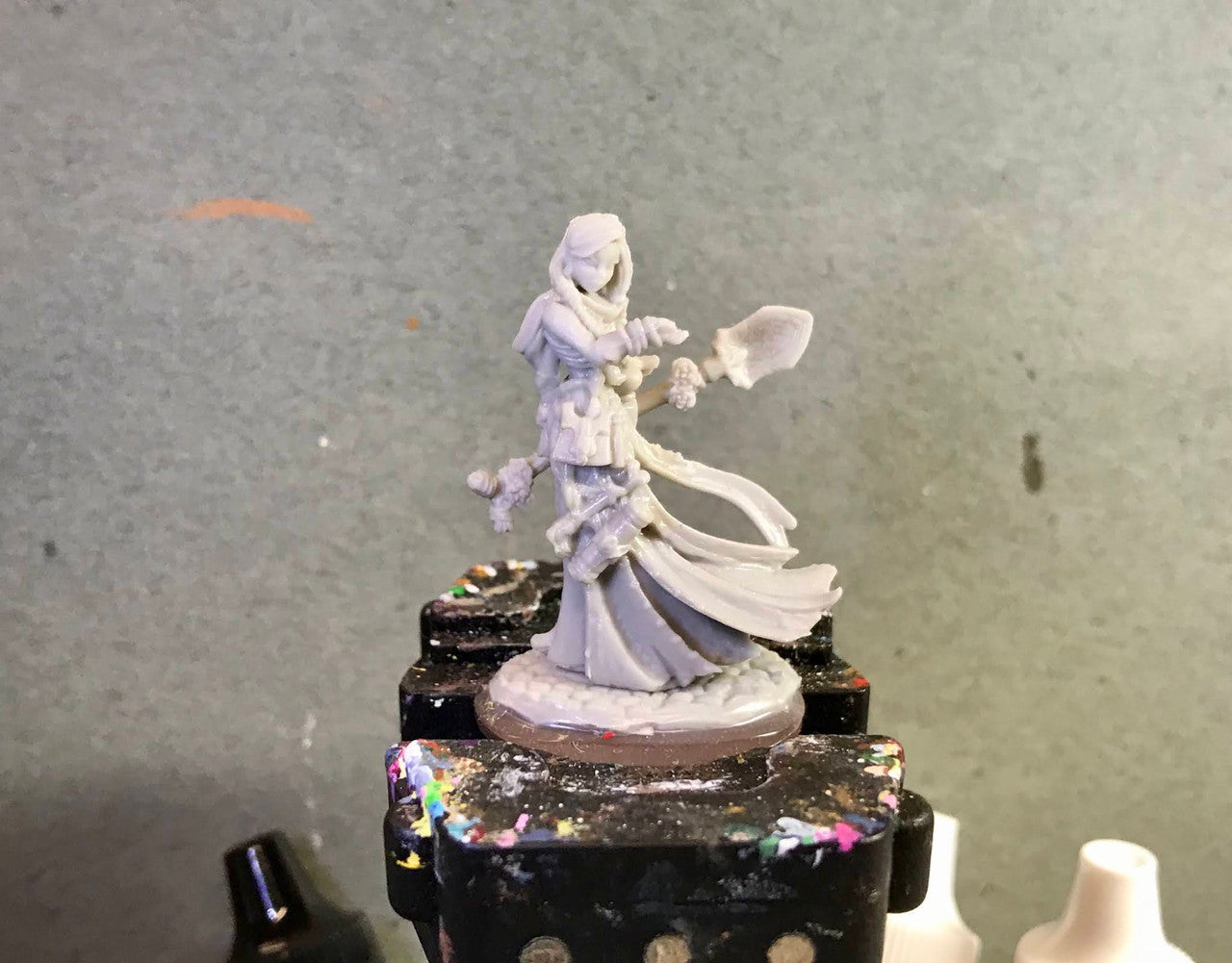 Reaper Dungeons And Dragons Monster Reaper s D'Vandra Lukesia Bones Black Plastic Unpainted Figure Miniature D&D 44015