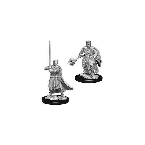 Dungeons and Dragons WizKids Nolzurs Marvelous Male Human Cleric W8 Unpainted Miniatures D&D WZK73672