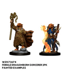 Wizkids Dungeons And Dragons Dragonborn Sorcerer Nolzur's Marvelous S Nolzur's Marvelous Unpainted S Wave 8 Dragonborn Female Sorcerer Miniature D&D WZK73674